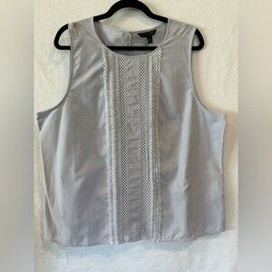 NWOT Banana Republic Sleeveless Stripped Cotton XL